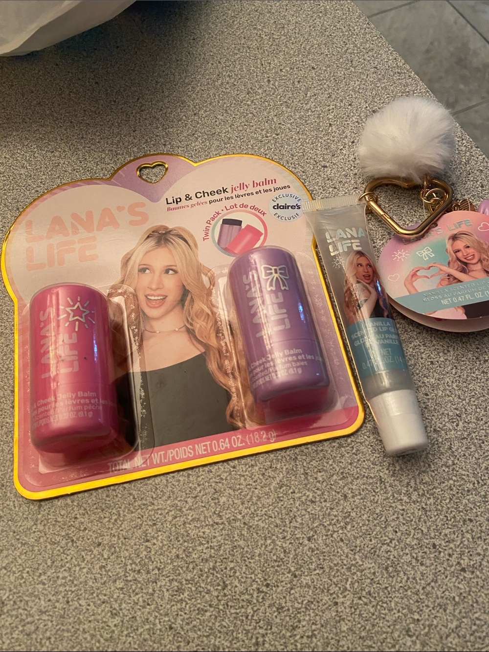 Lip & Cheek Jelly Balm Duo - Pink & Purple - Picture 2 of 4
